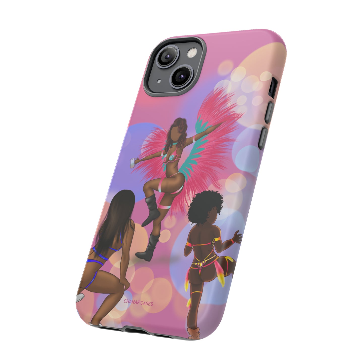 Carnival Queens Only iPhone "Tough" Case (Pink)