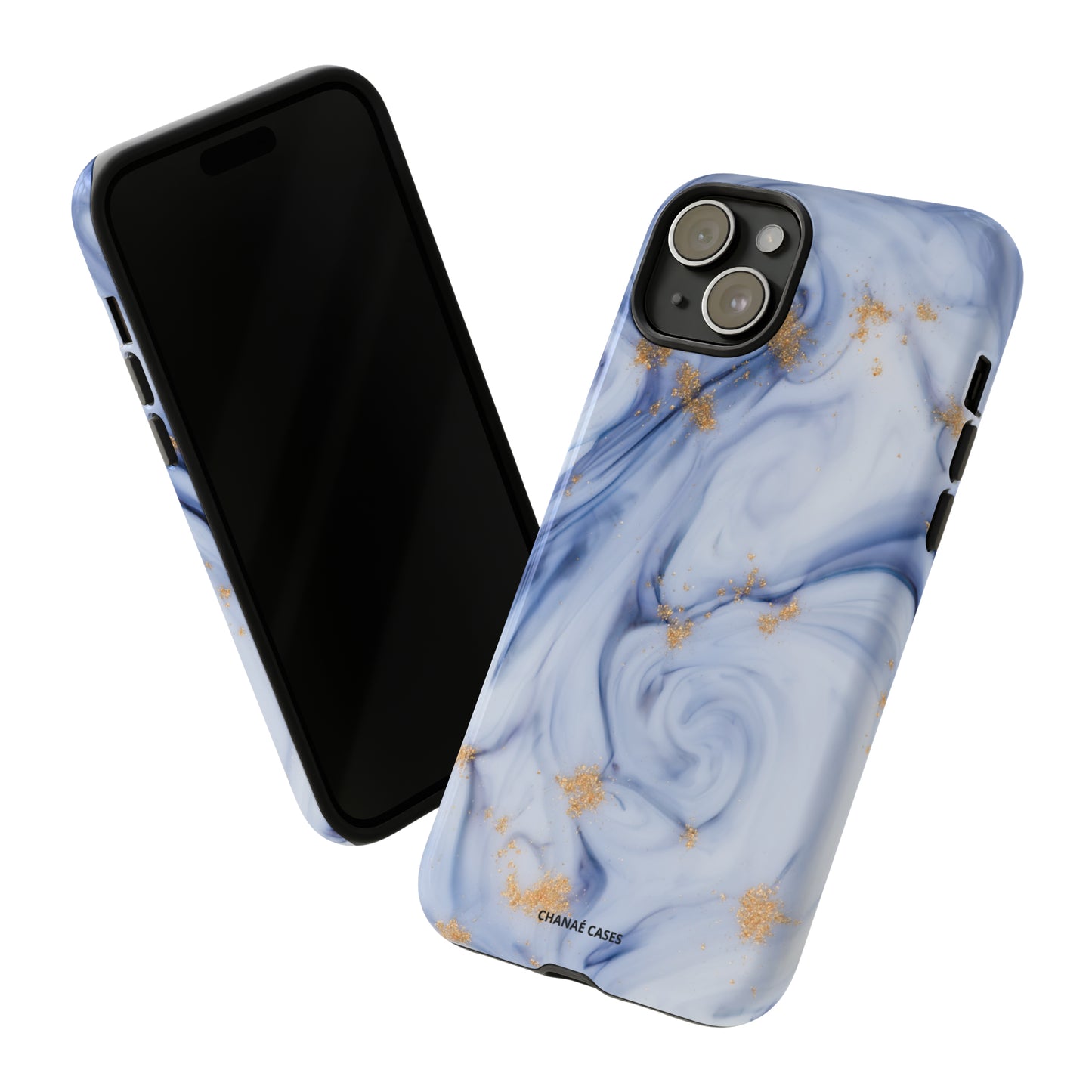 Maria Marble iPhone "Tough" Case (Blue)