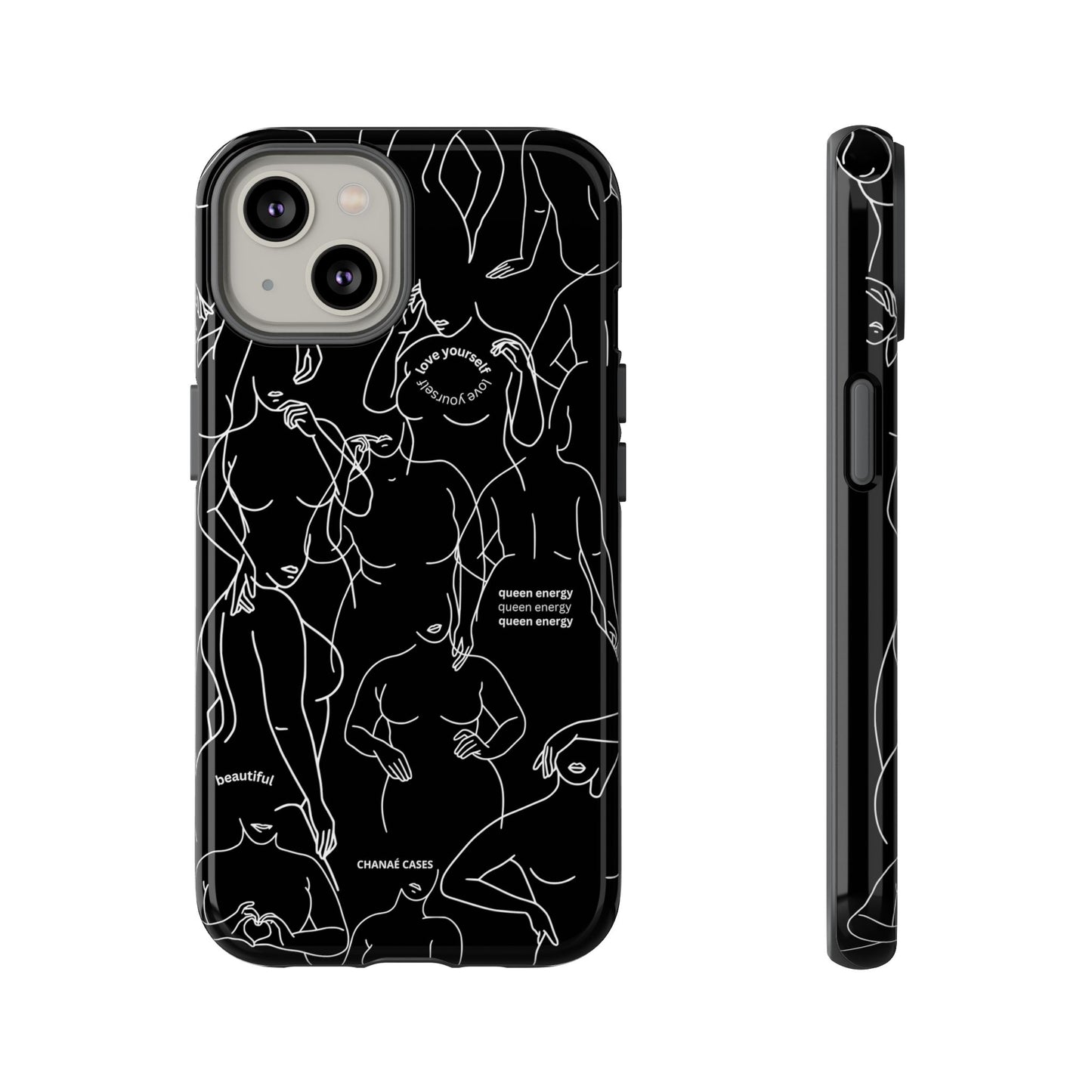 Love Your Body iPhone "Tough" Case (Black)