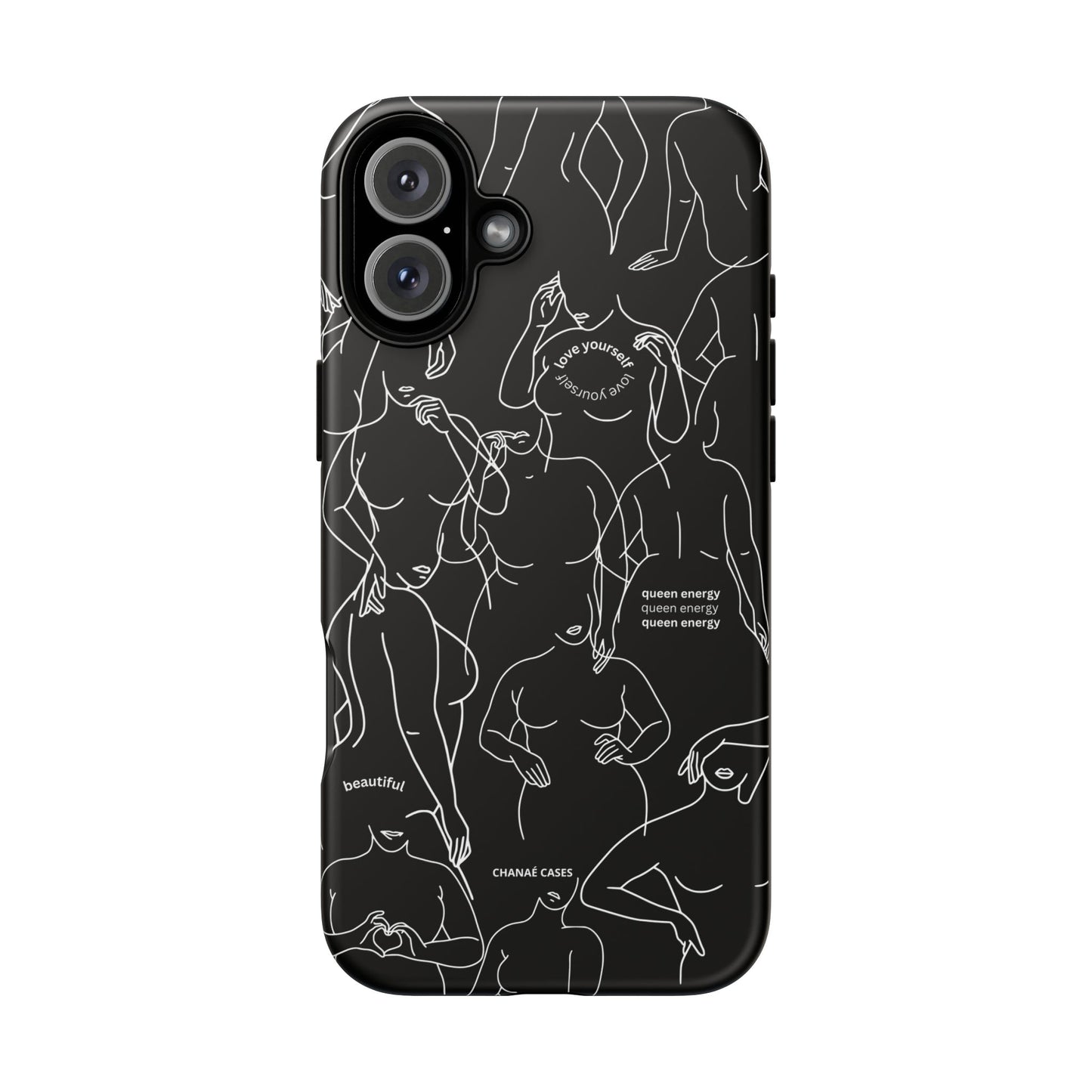 Love Your Body iPhone "Tough" Case (Black)