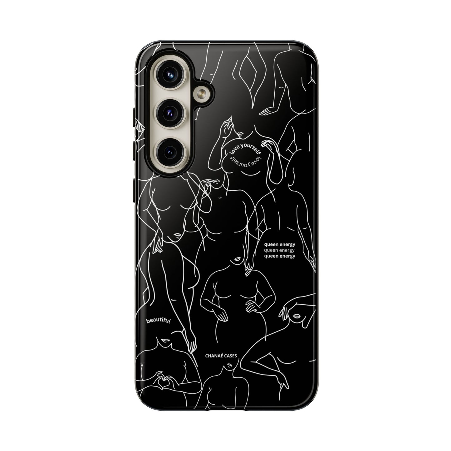 Love Your Body iPhone "Tough" Case (Black)