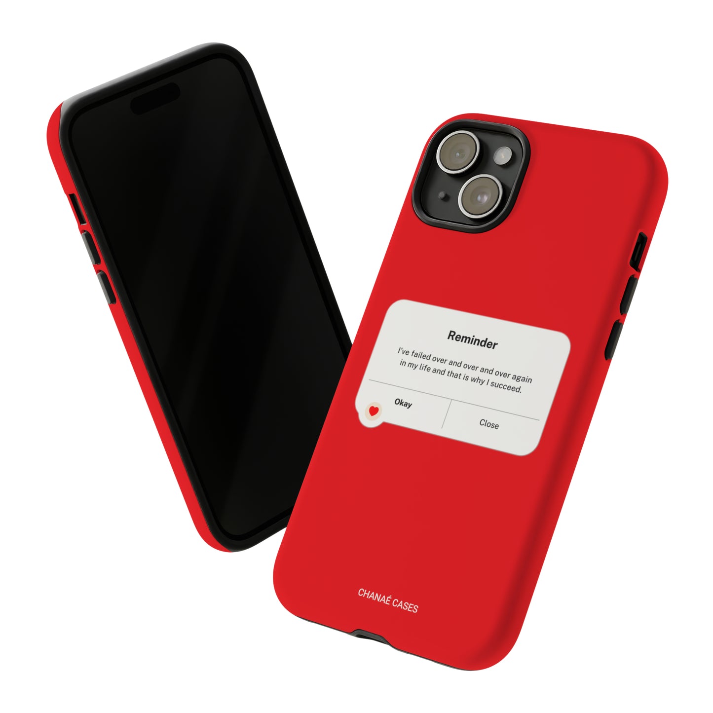 Daily Reminder iPhone "Tough" Case (Red)
