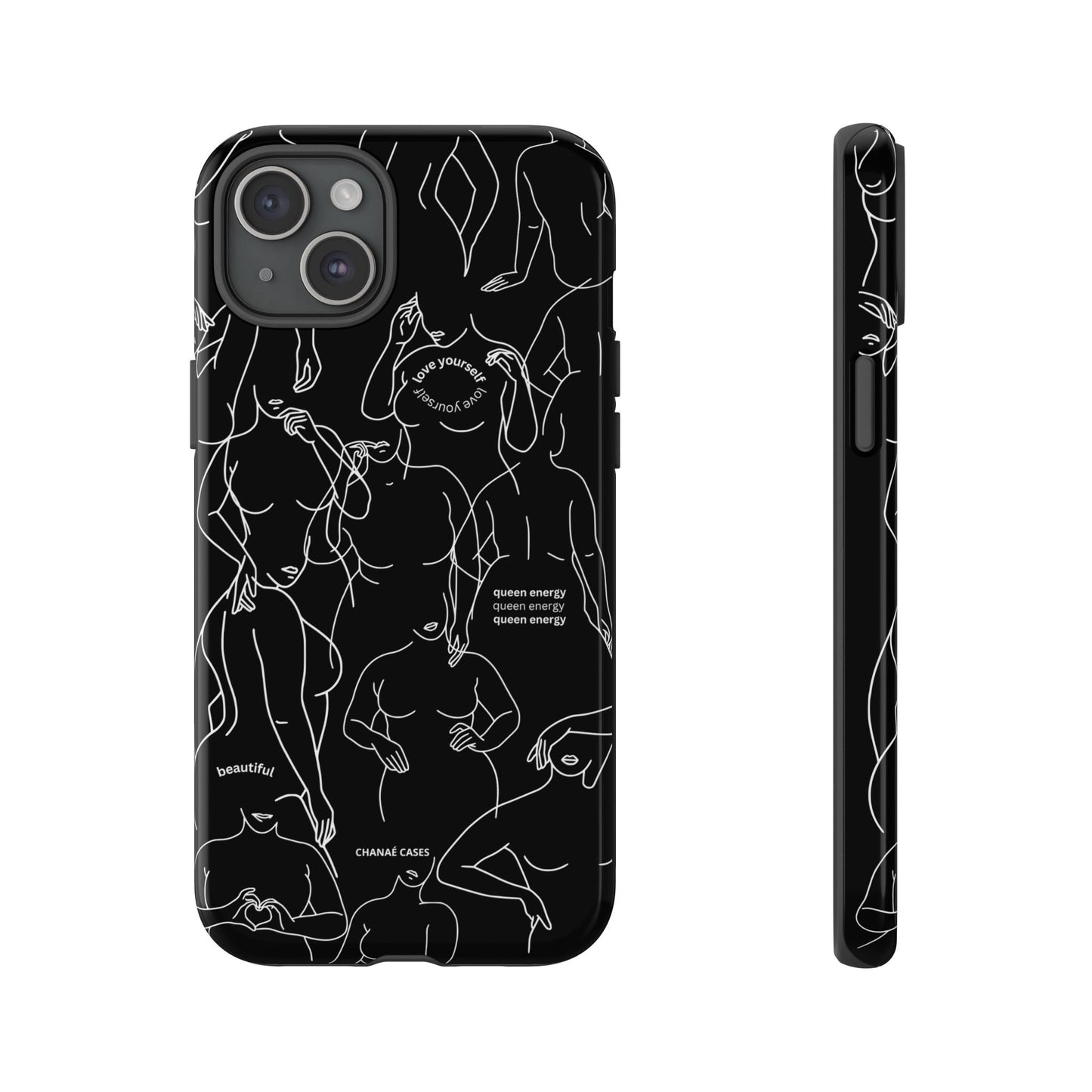 Love Your Body iPhone "Tough" Case (Black)