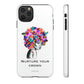 Nurture Your Crown iPhone "Tough" Case (White)