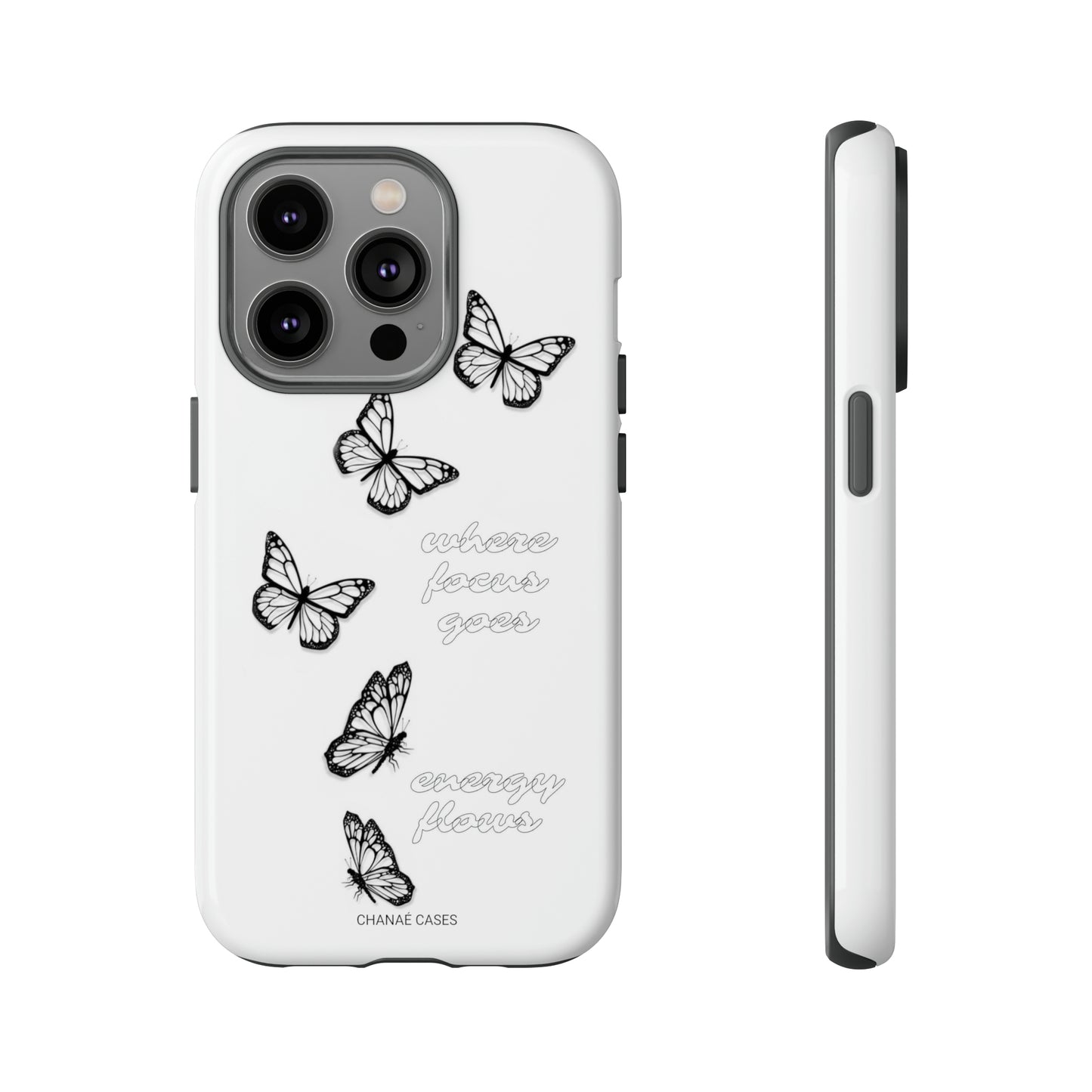Shelbie iPhone "Tough" Case (White)