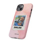 Customisable FurBaby Polaroid iPhone "Tough" Case (Pink Sparkle)