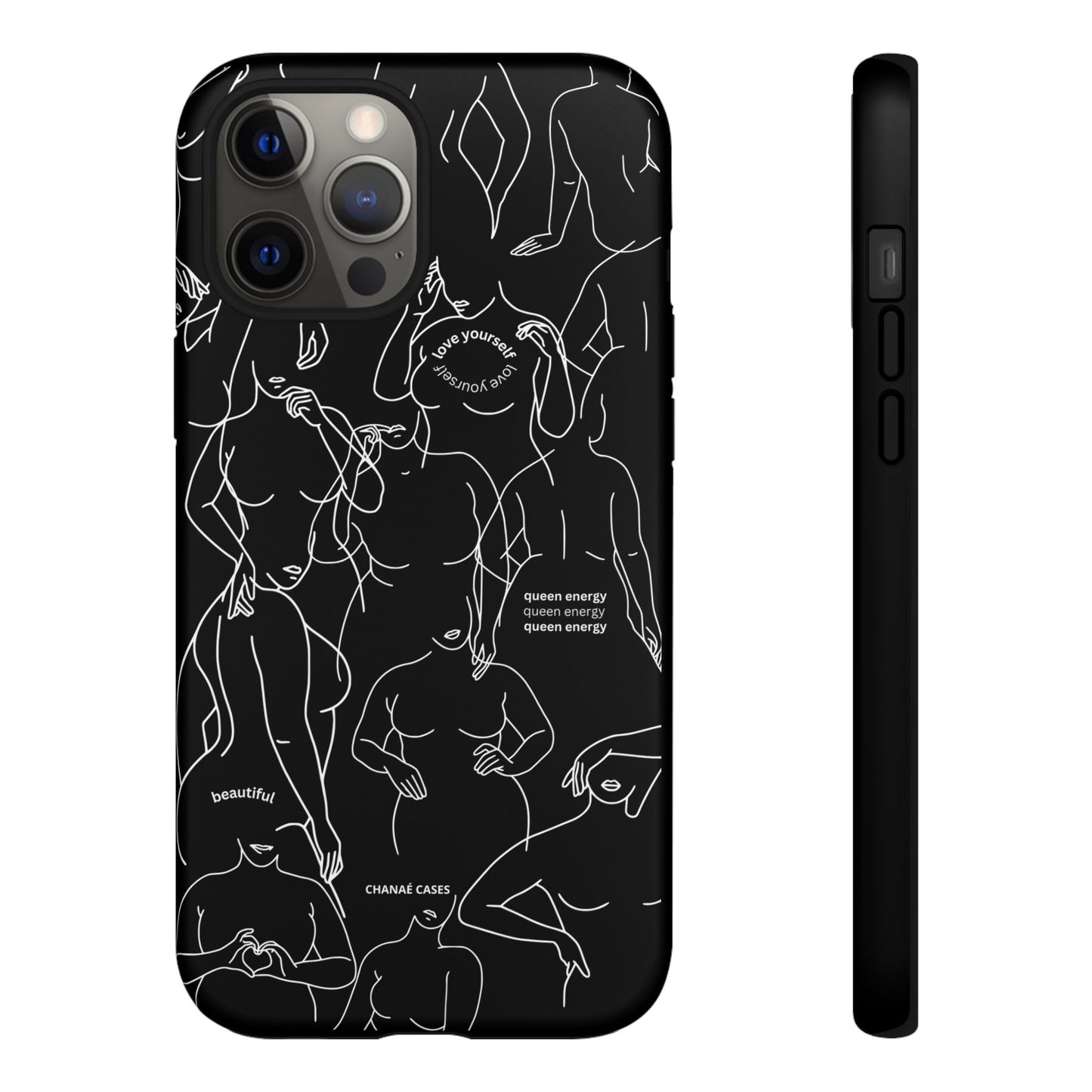 Love Your Body iPhone "Tough" Case (Black)