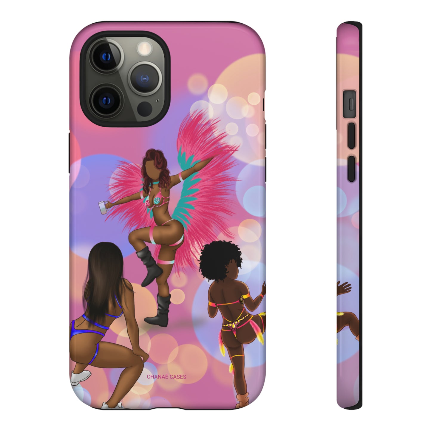 Carnival Queens Only iPhone "Tough" Case (Pink)