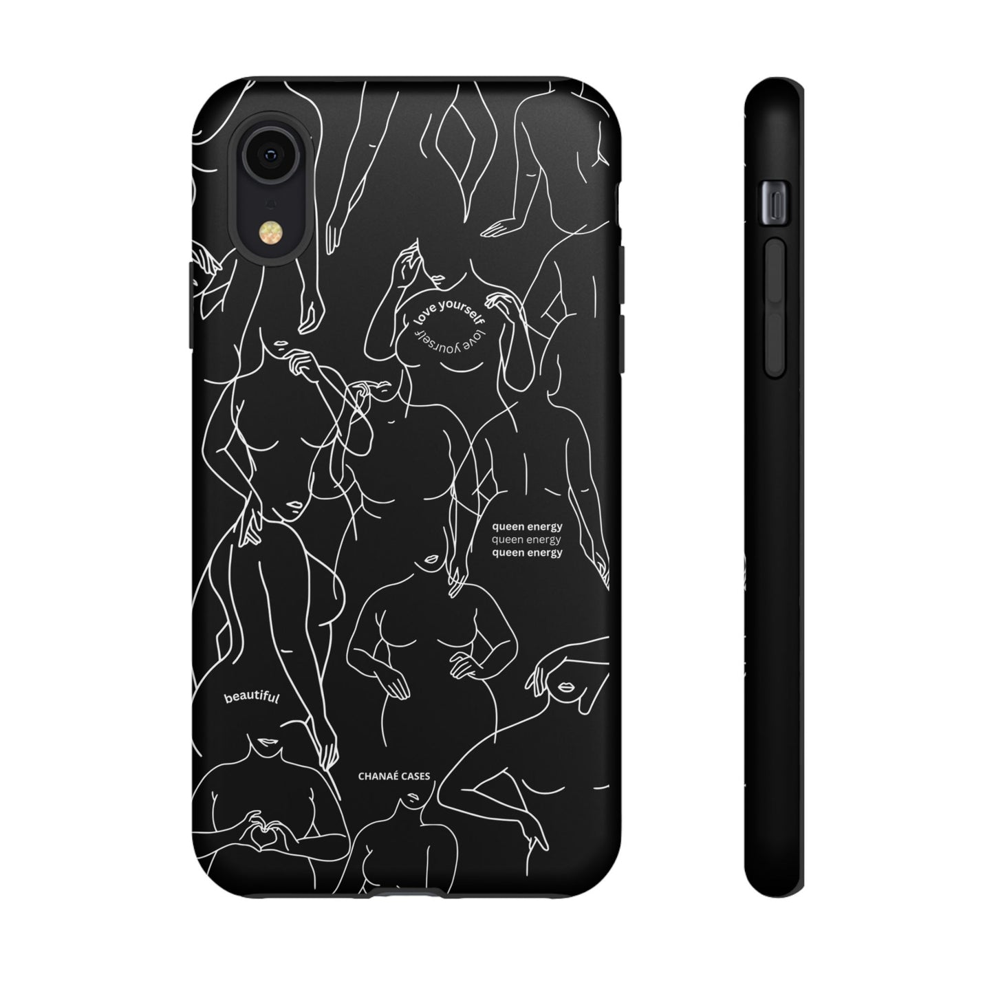 Love Your Body iPhone "Tough" Case (Black)