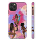 Carnival Queens Only iPhone "Tough" Case (Pink)