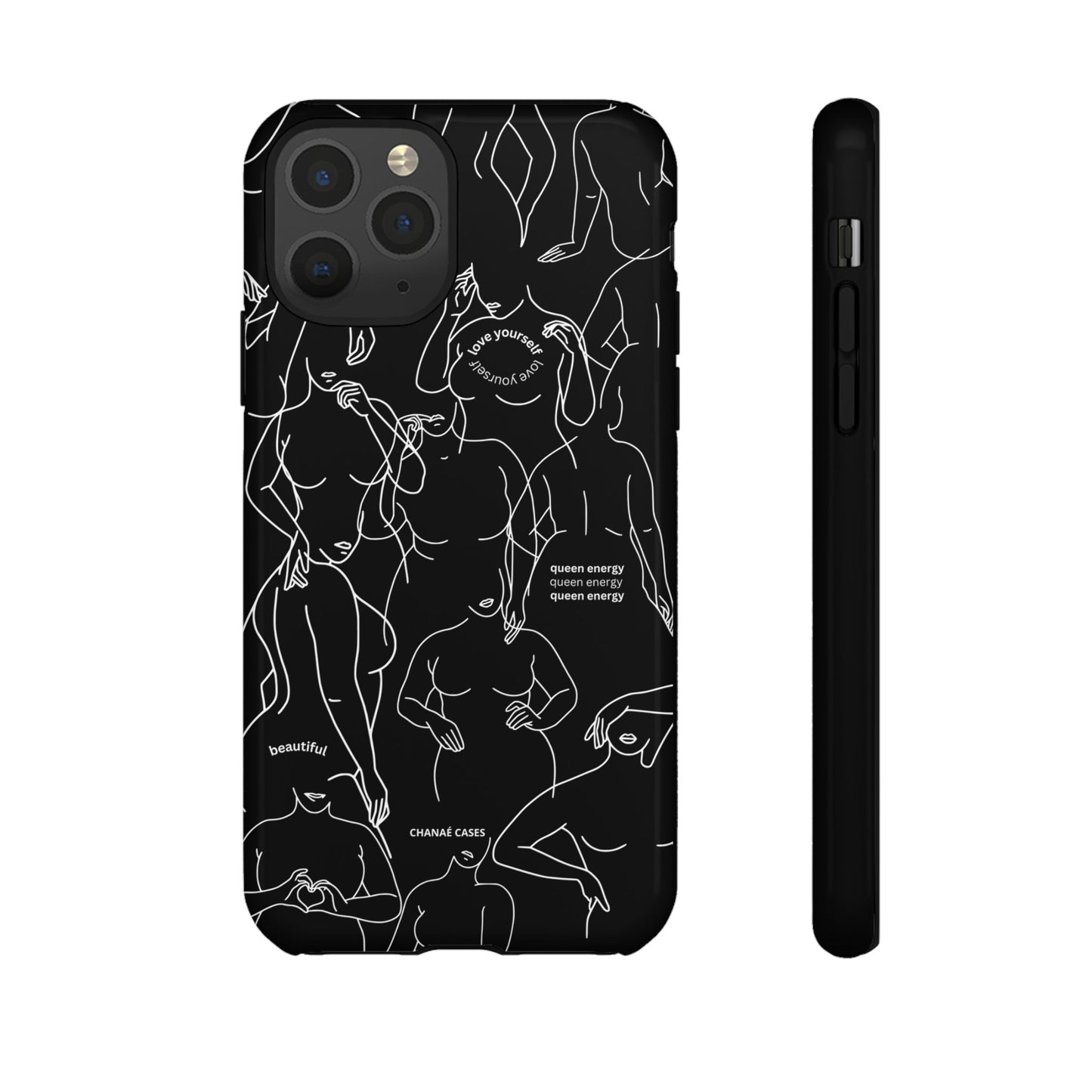 Love Your Body iPhone "Tough" Case (Black)