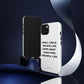 Peaceful Life iPhone "Tough" Case (White)