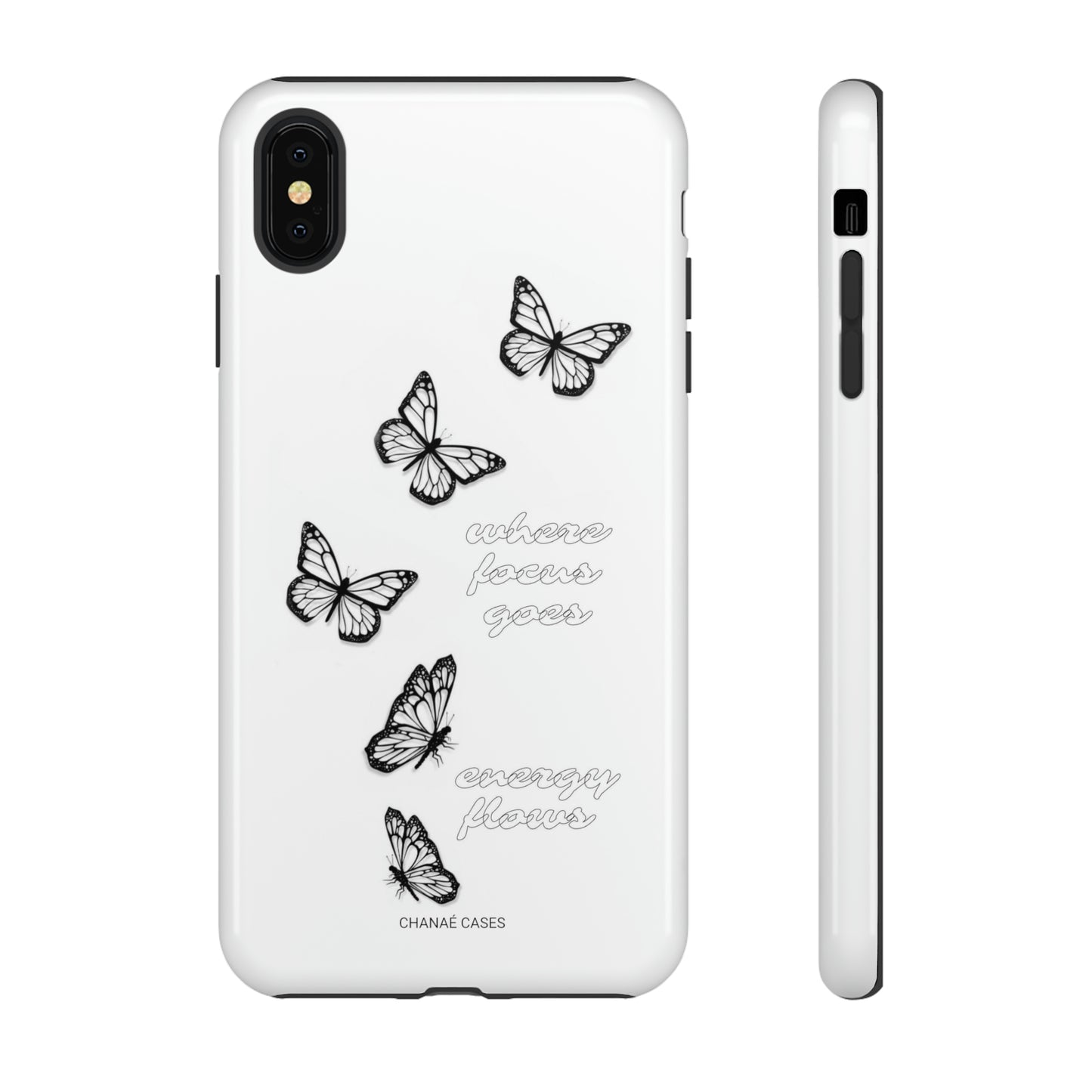 Shelbie iPhone "Tough" Case (White)