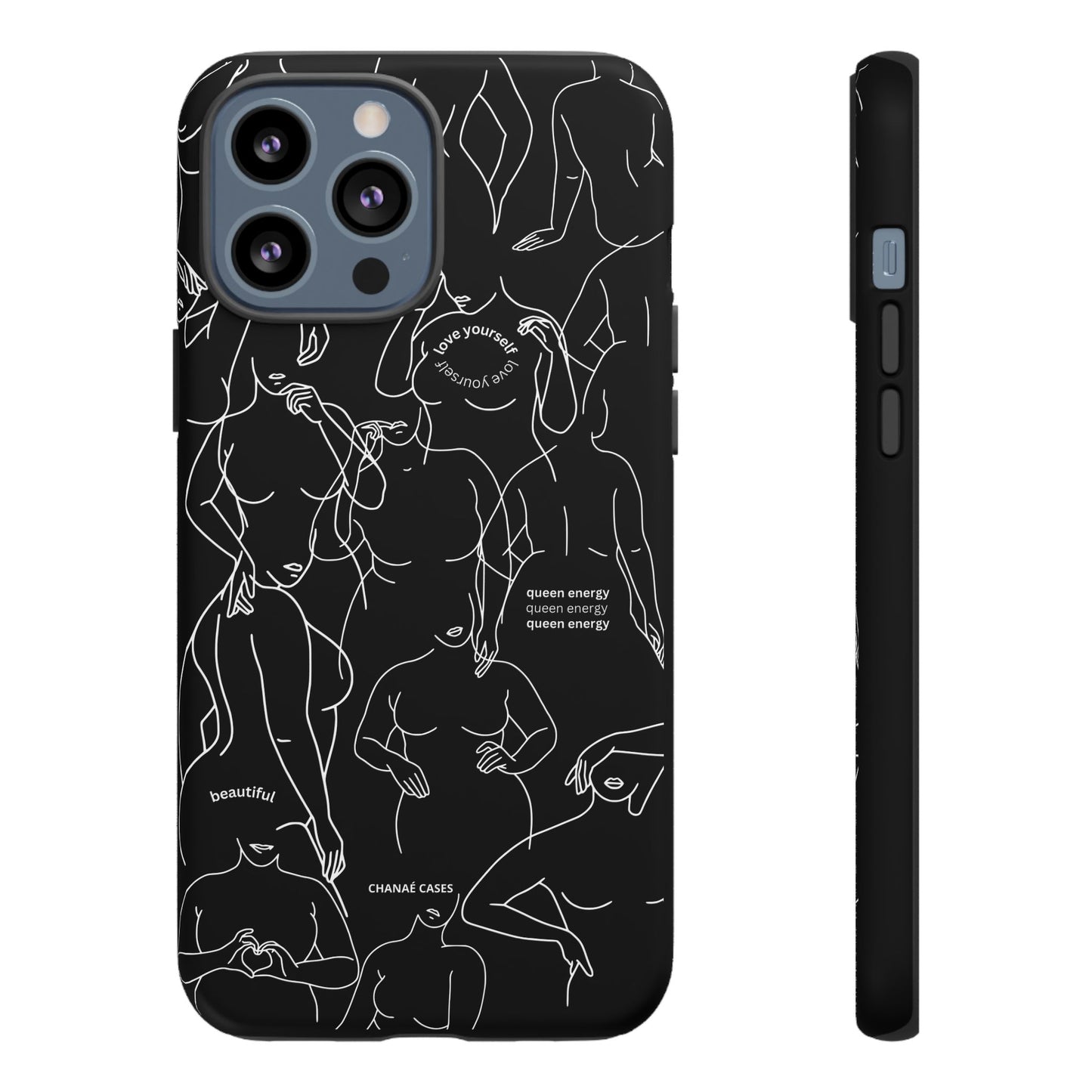 Love Your Body iPhone "Tough" Case (Black)