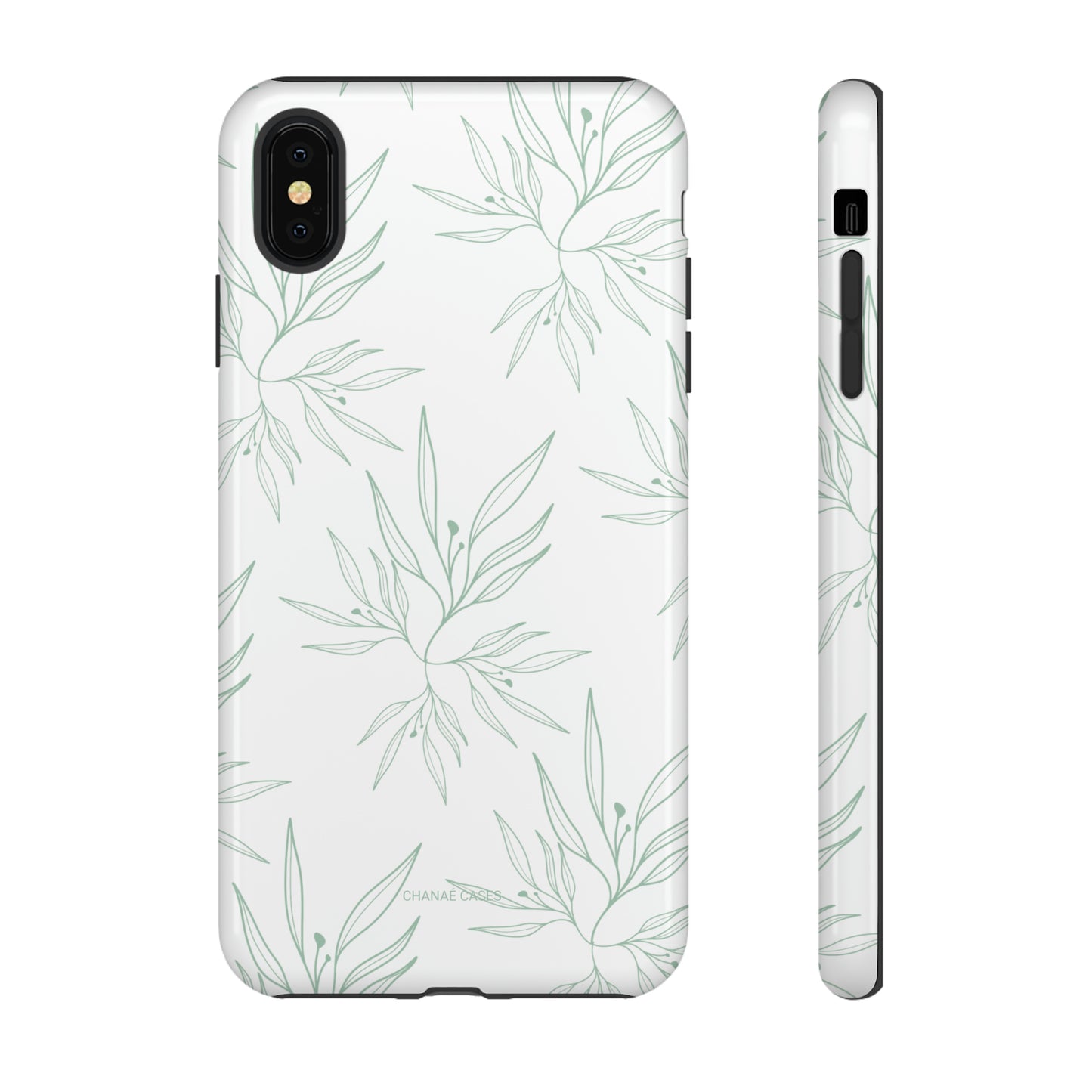 Zinnia iPhone "Tough" Case (White)