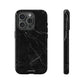 Titan Marble iPhone "Tough" Case (Black)