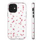 Spring Petals iPhone "Tough" Case (White)