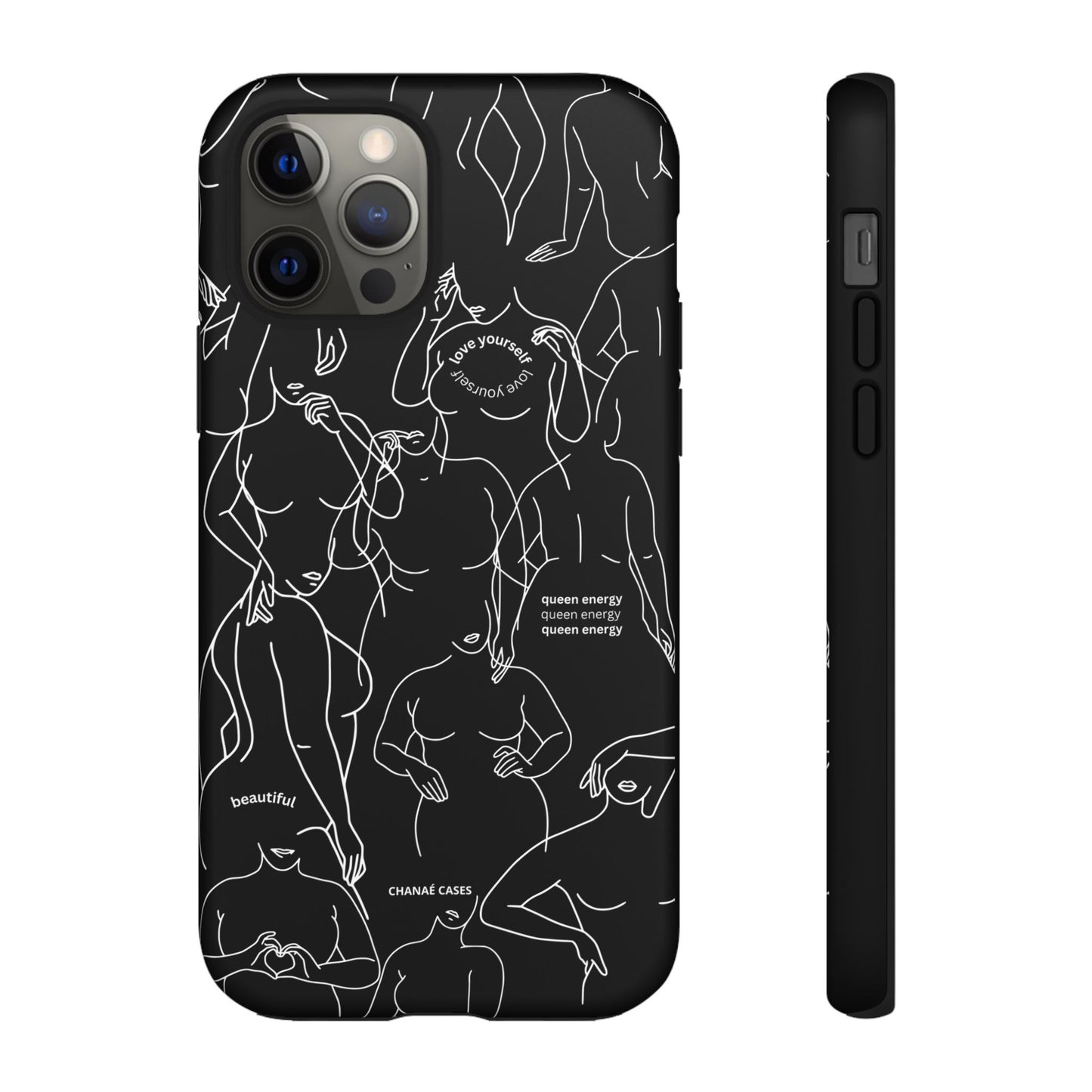 Love Your Body iPhone "Tough" Case (Black)