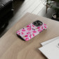 Hot Pink Summer iPhone "Tough" Case (Pink)