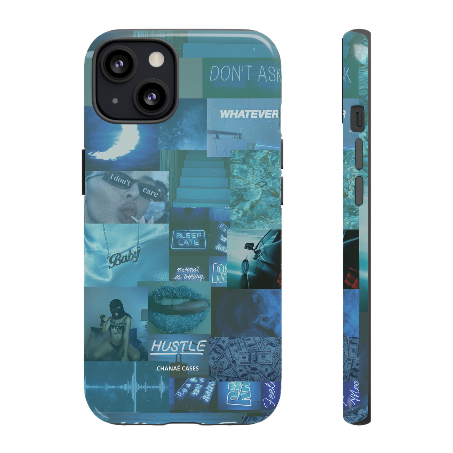 Dayjuh Aesthetic iPhone "Tough" Case (Blue)