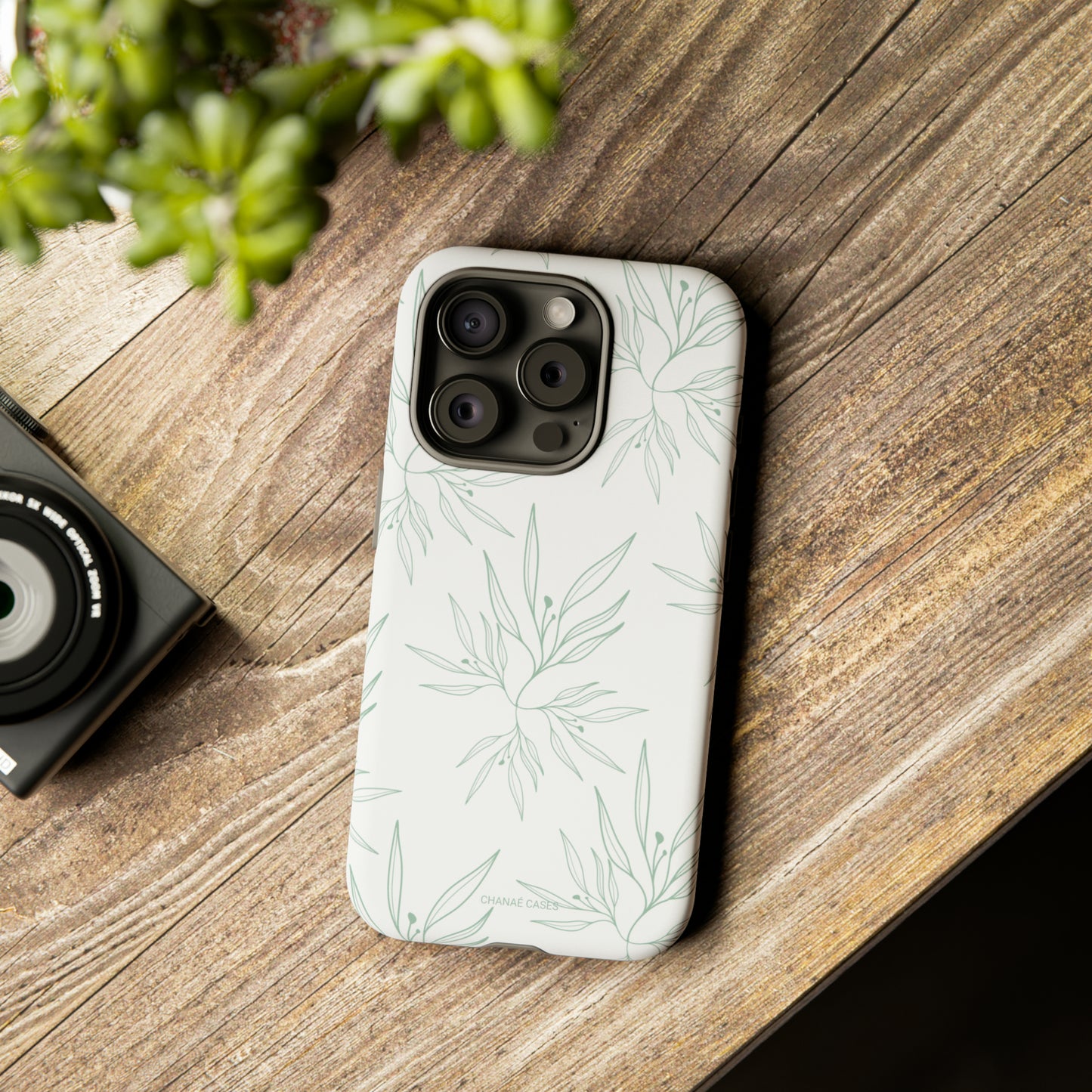 Zinnia iPhone "Tough" Case (White)