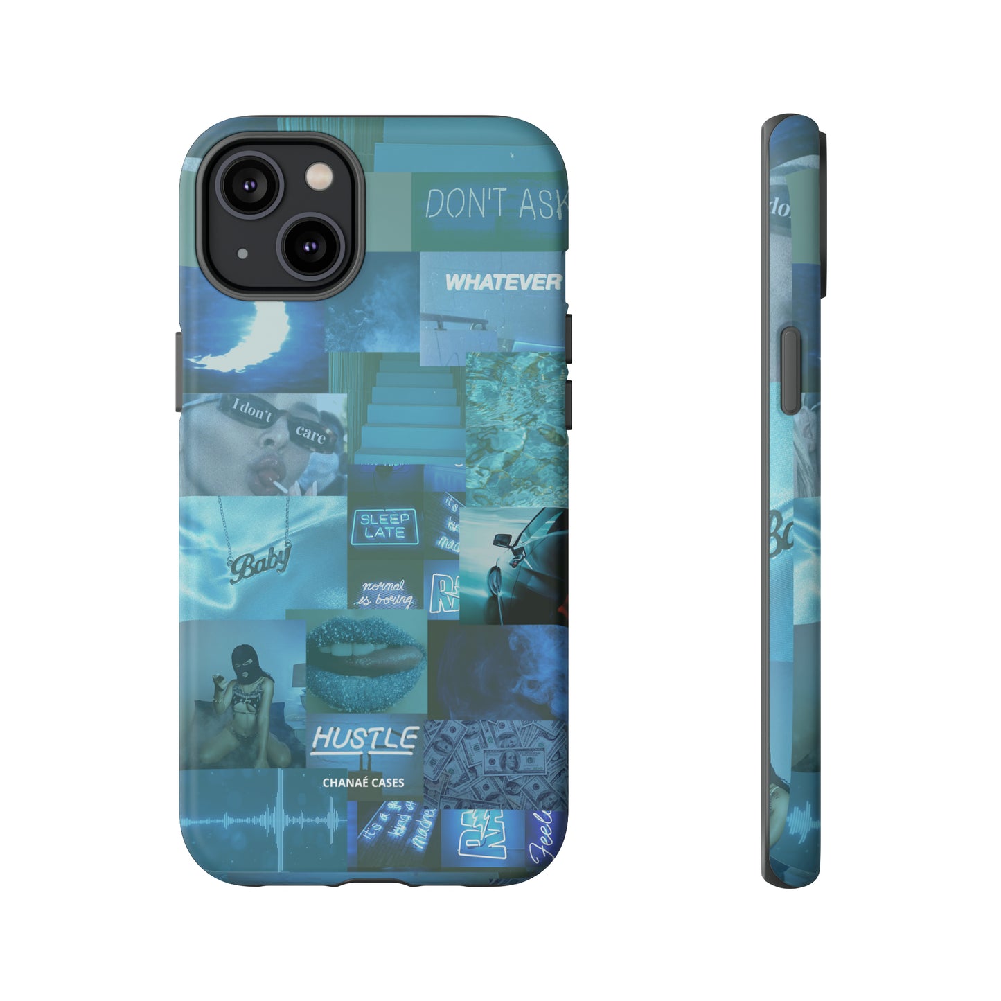 Dayjuh Aesthetic iPhone "Tough" Case (Blue)