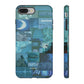 Dayjuh Aesthetic iPhone "Tough" Case (Blue)