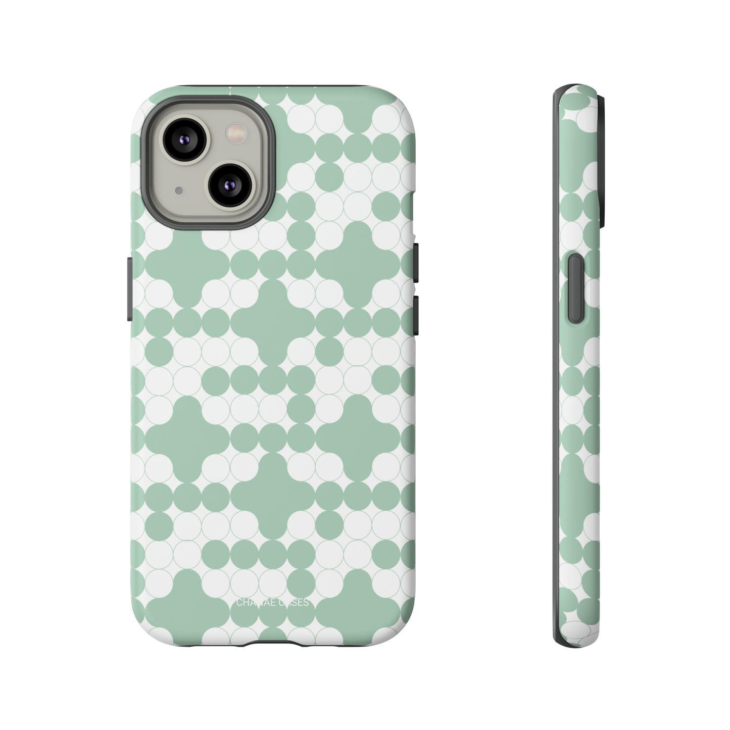 Enzyme iPhone "Tough" Case (Grayed Jade/White)