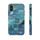 Dayjuh Aesthetic iPhone "Tough" Case (Blue)