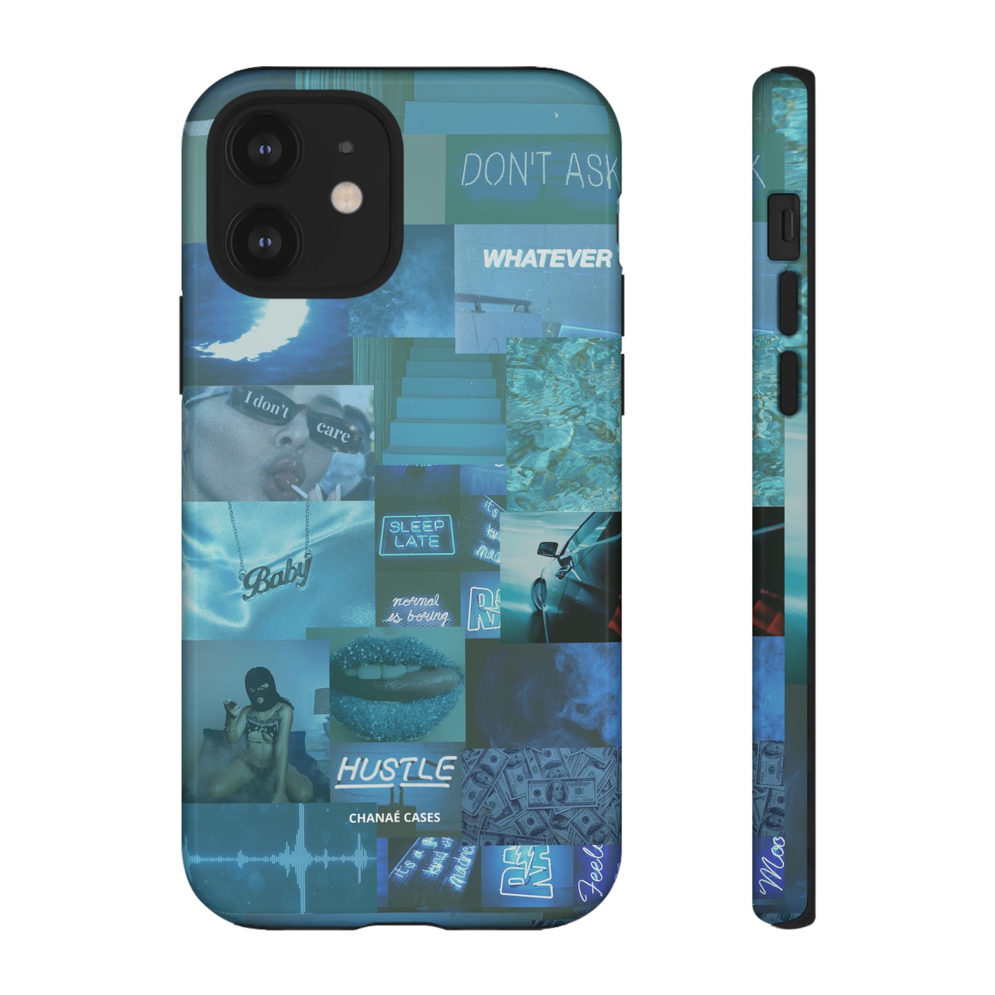 Dayjuh Aesthetic iPhone "Tough" Case (Blue)