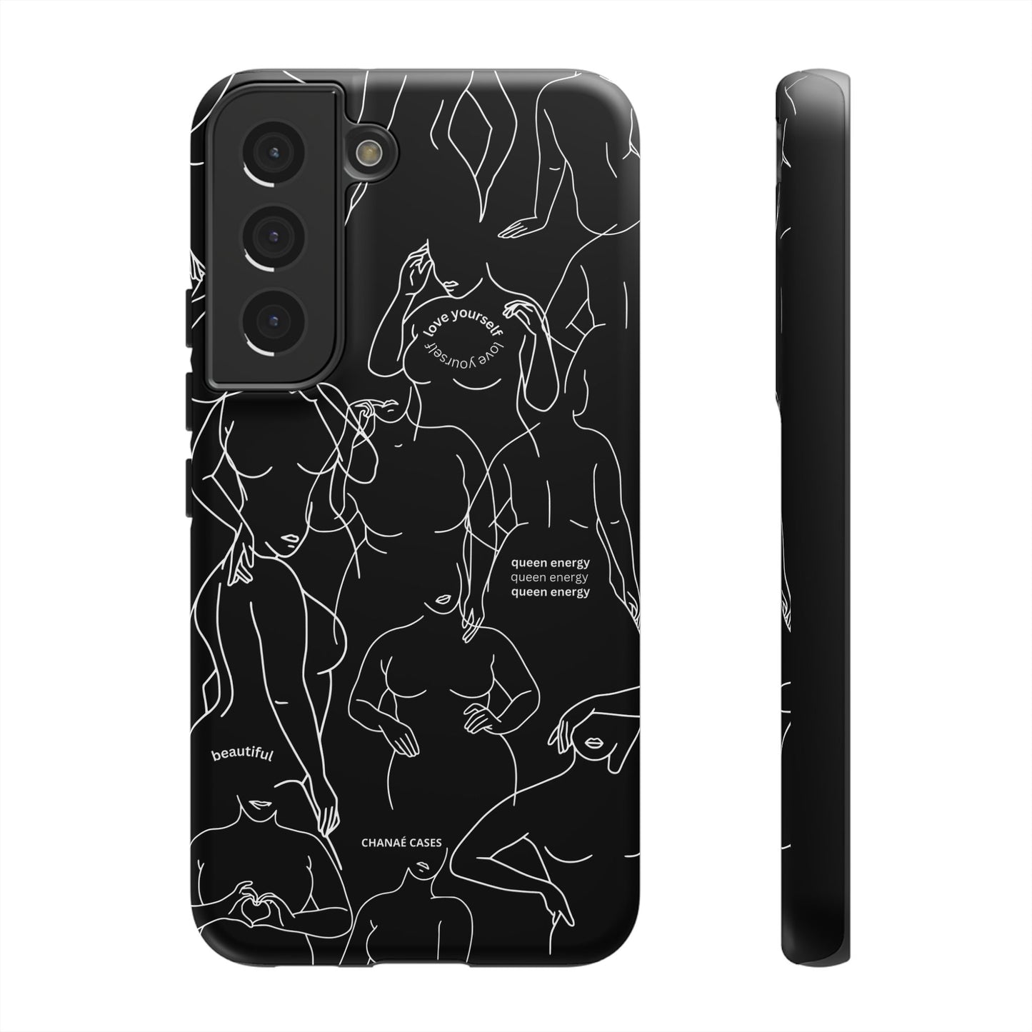 Love Your Body iPhone "Tough" Case (Black)