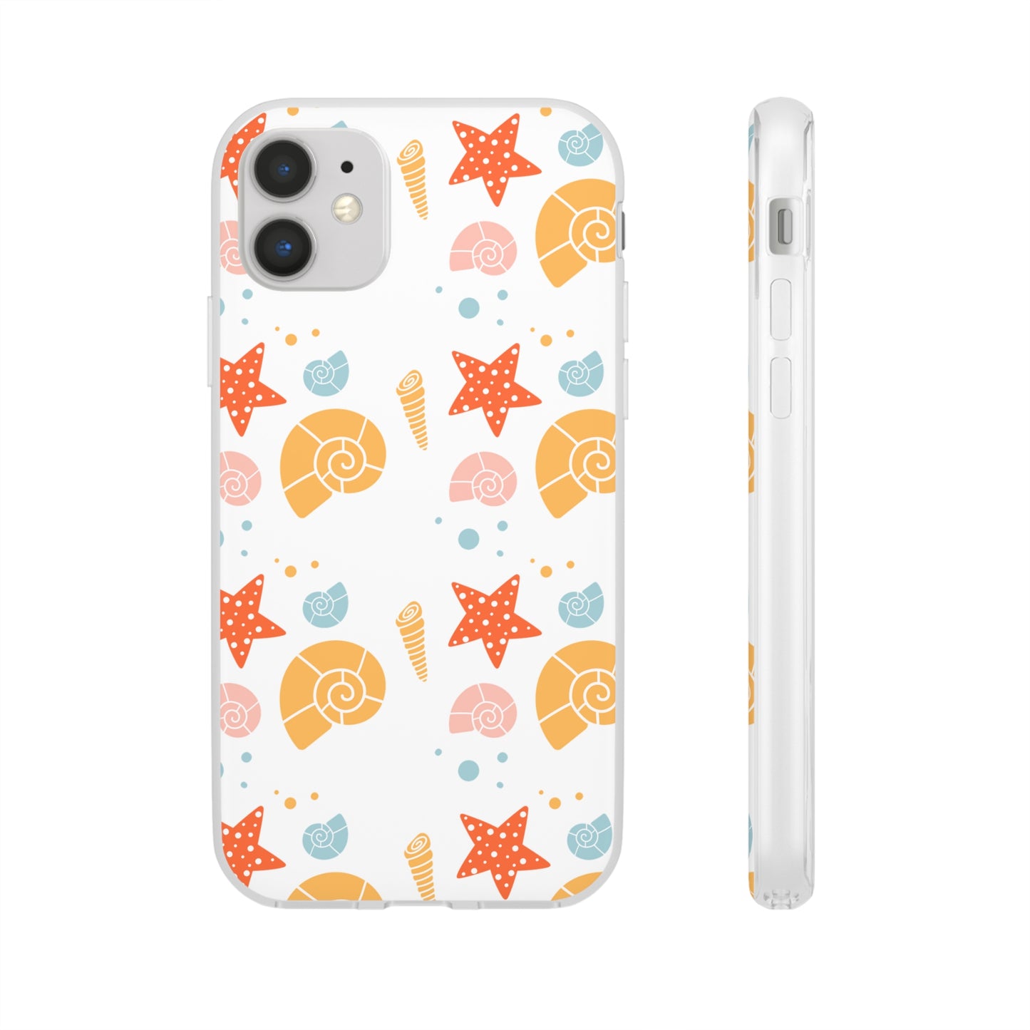 Sea Shells Flexi iPhone Case (Multi)