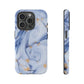 Maria Marble iPhone "Tough" Case (Blue)