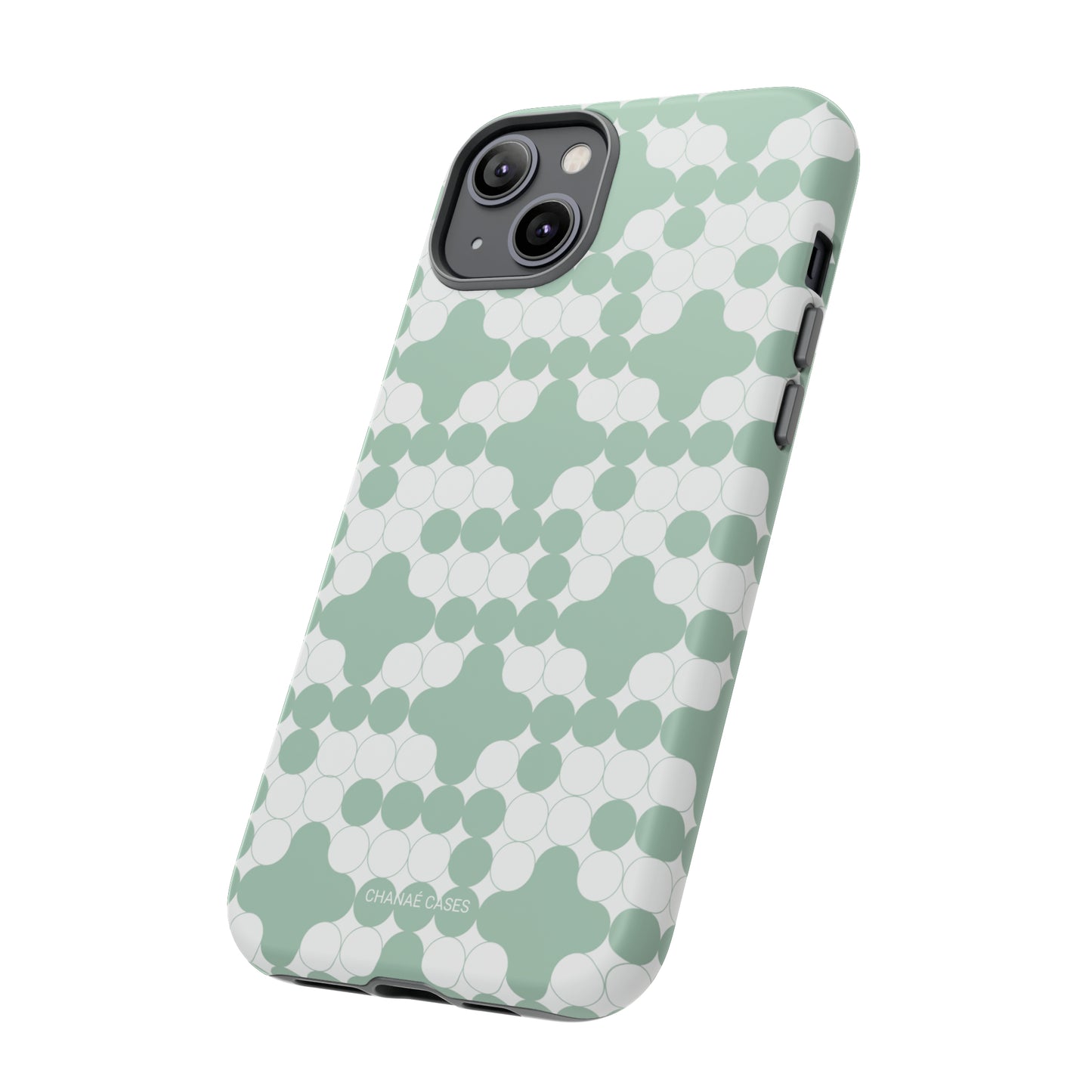 Enzyme iPhone "Tough" Case (Grayed Jade/White)