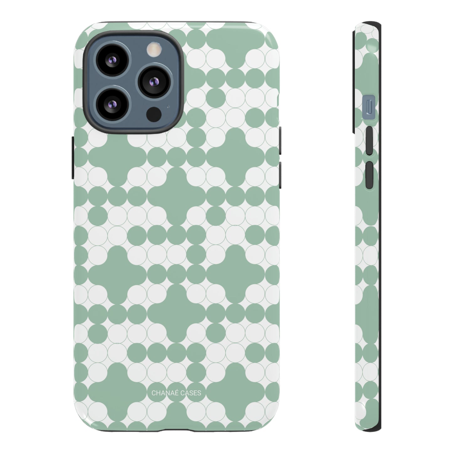 Enzyme iPhone "Tough" Case (Grayed Jade/White)