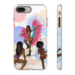 Carnival Queens Only iPhone "Tough" Case (White)