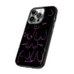 Breast Cancer Awareness iPhone "Tough" Case (Black/Pink)