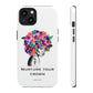 Nurture Your Crown iPhone "Tough" Case (White)