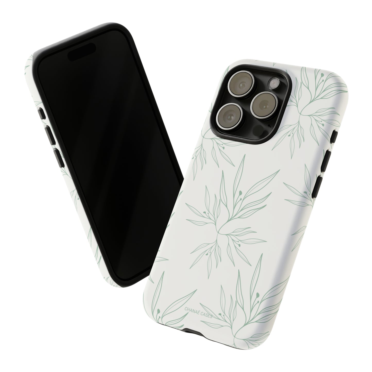 Zinnia iPhone "Tough" Case (White)