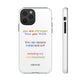 You ARE iPhone "Tough" Case (White)