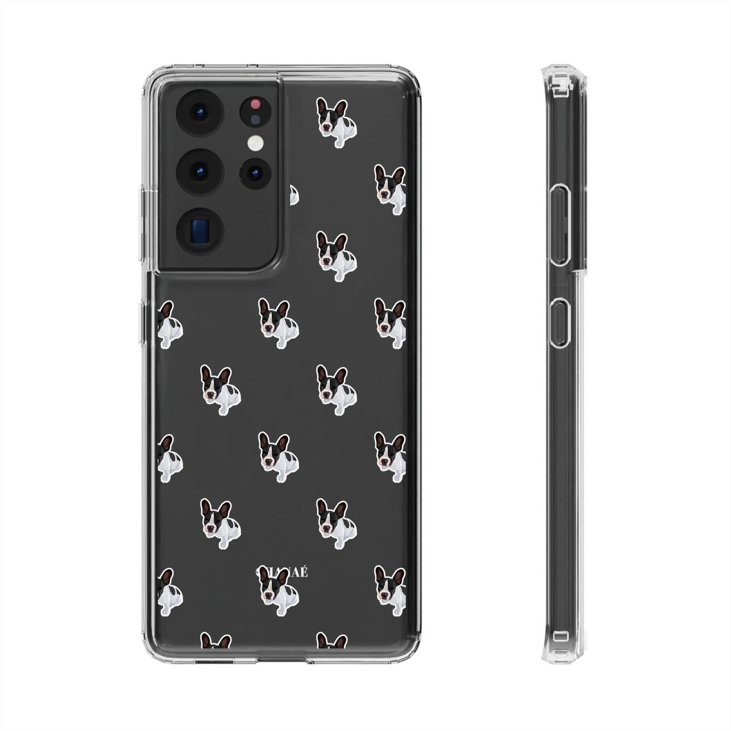 Multi-FurBaby Custom iPhone & Samsung Clear Case (Digital Artwork Version)