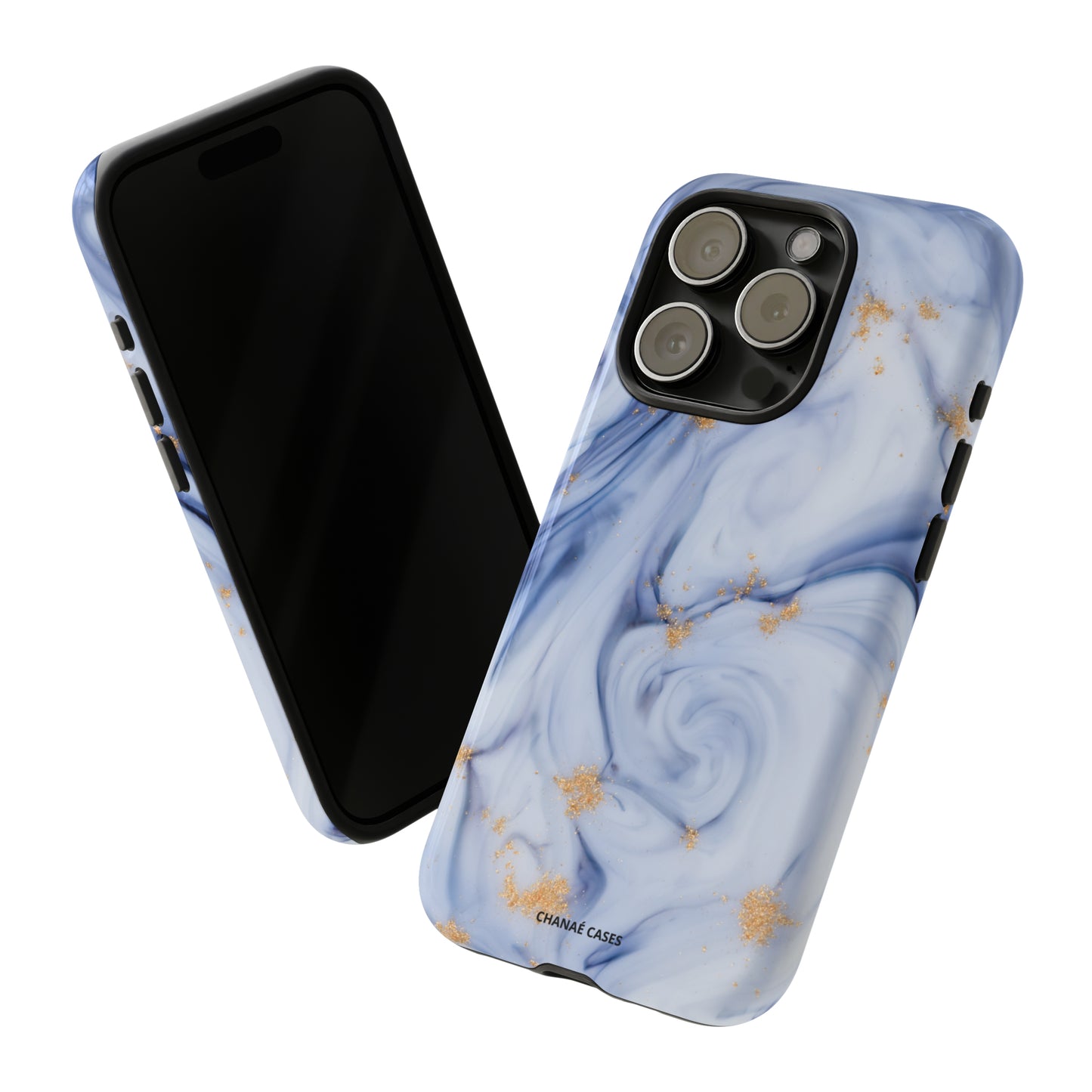 Maria Marble iPhone "Tough" Case (Blue)