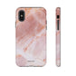 Bri Marble iPhone "Tough" Case (Pink)