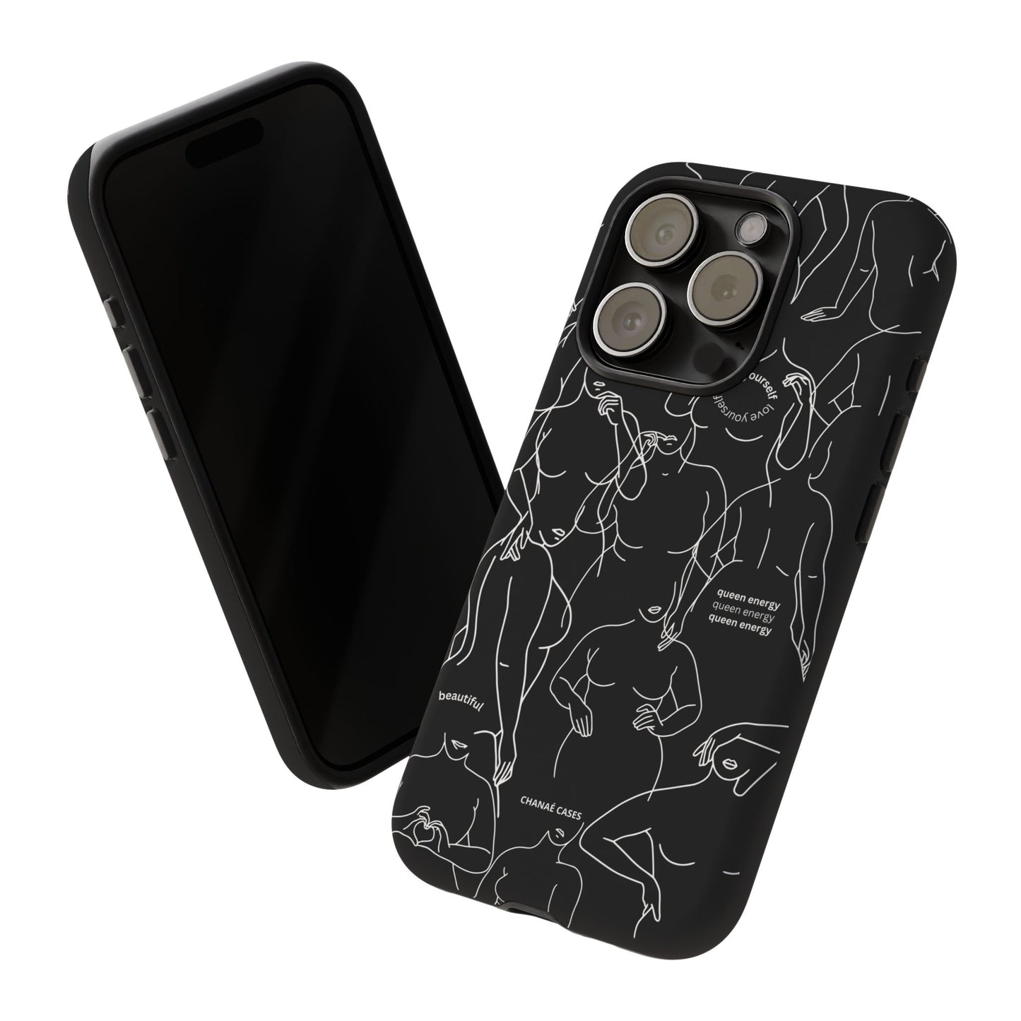 Love Your Body iPhone "Tough" Case (Black)