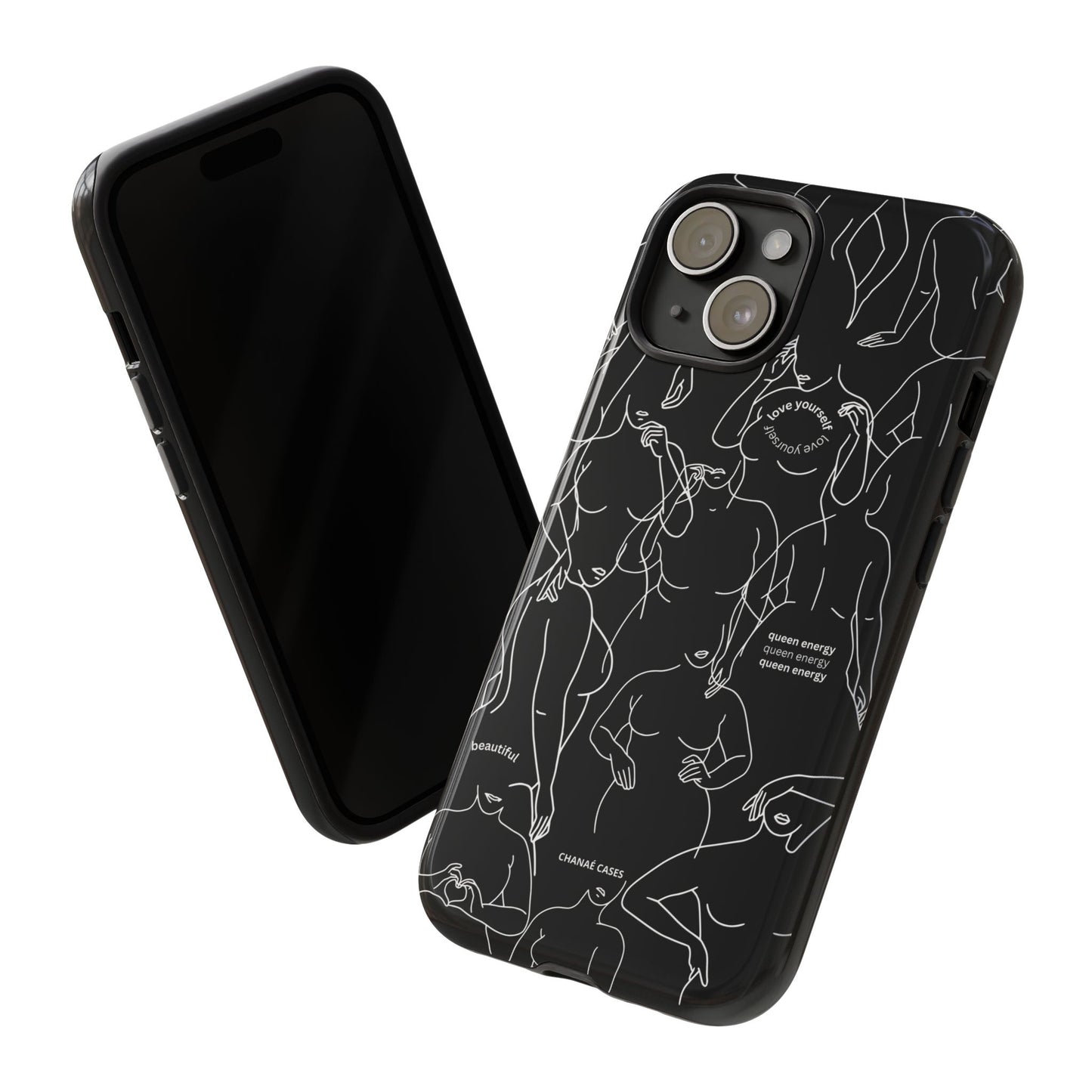 Love Your Body iPhone "Tough" Case (Black)