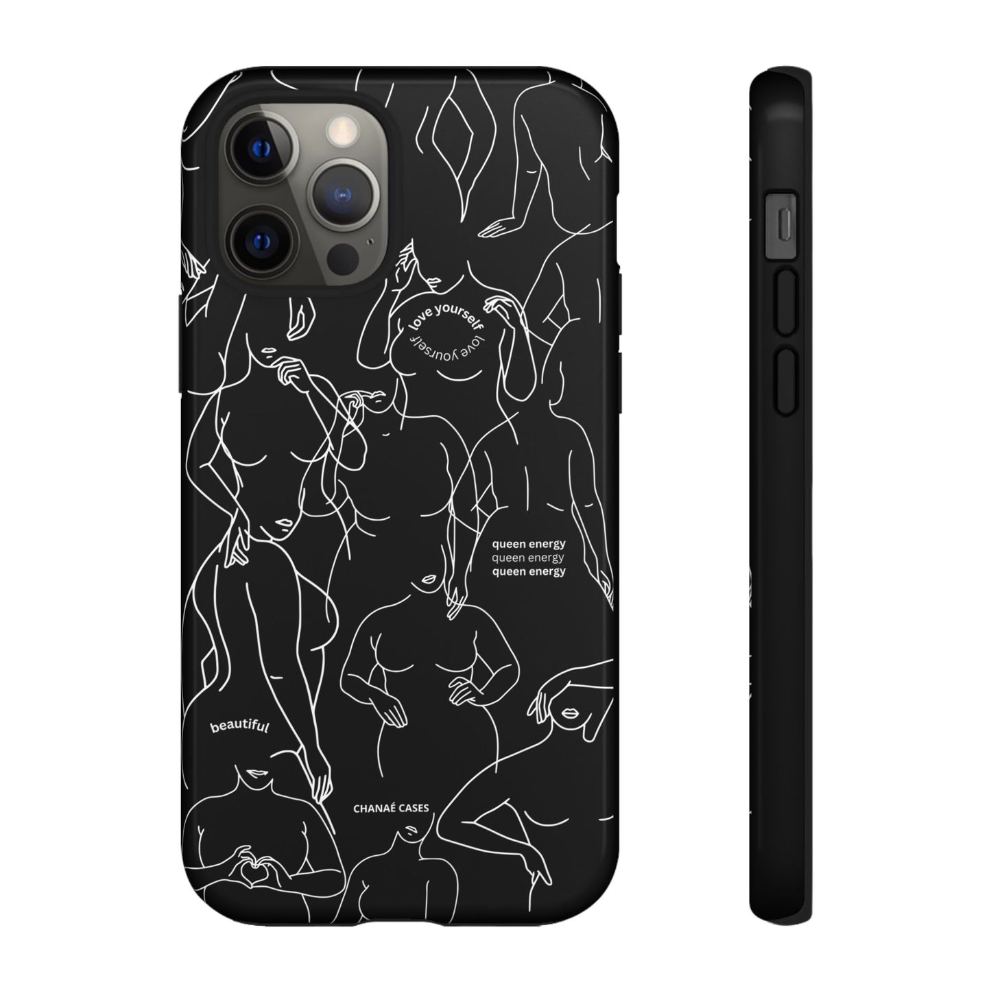 Love Your Body iPhone "Tough" Case (Black)