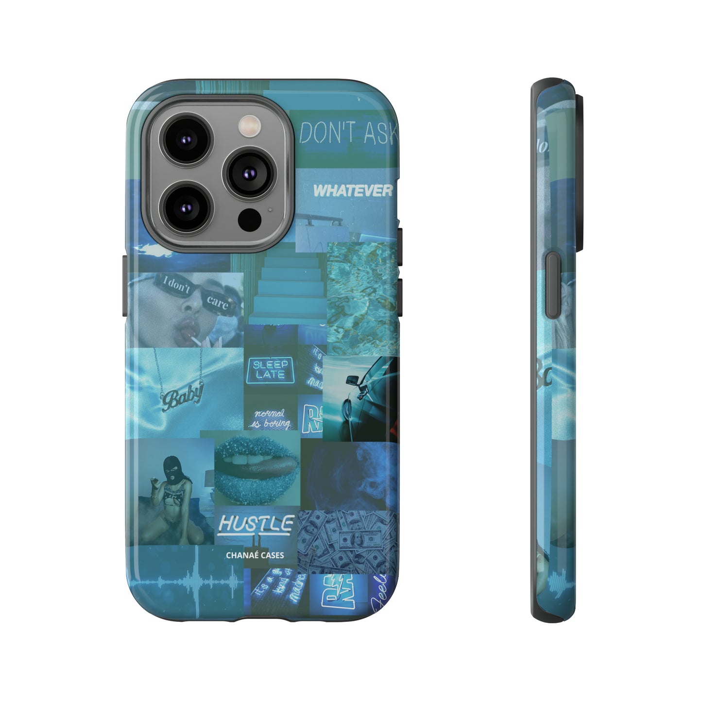 Dayjuh Aesthetic iPhone "Tough" Case (Blue)