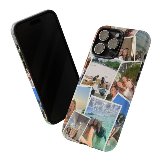 Customisable Photo Collage iPhone "Tough" Case