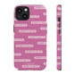 Sweet Fa Days iPhone "Tough" Case (Pink)