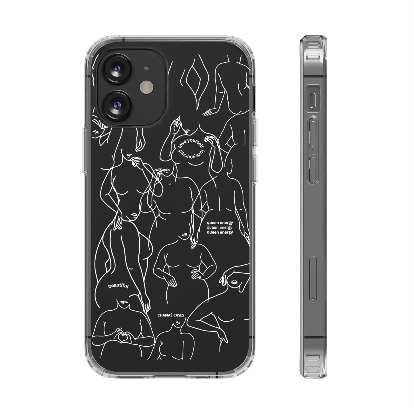 Love Your Body iPhone Clear Case